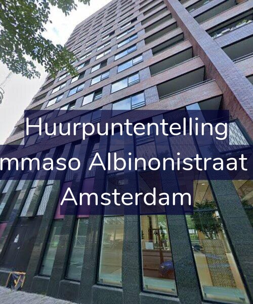 Foto gevel Huurpuntentelling voor Tommaso Albinonistraat 60, Amsterdam