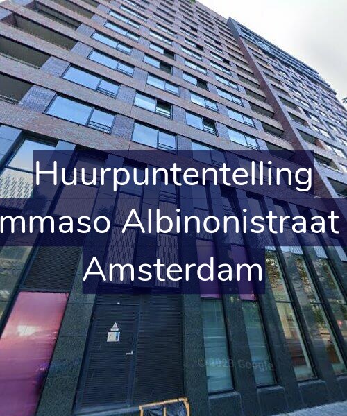 Foto gevel Huurpuntentelling voor Tommaso Albinonistraat 28, Amsterdam