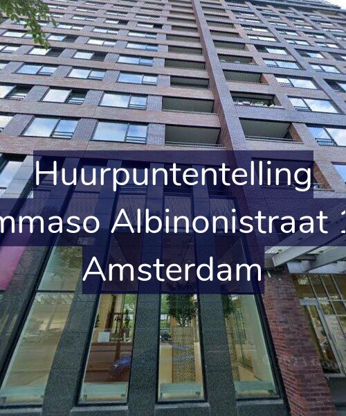 Foto gevel Huurpuntentelling voor Tommaso Albinonistraat 160, Amsterdam