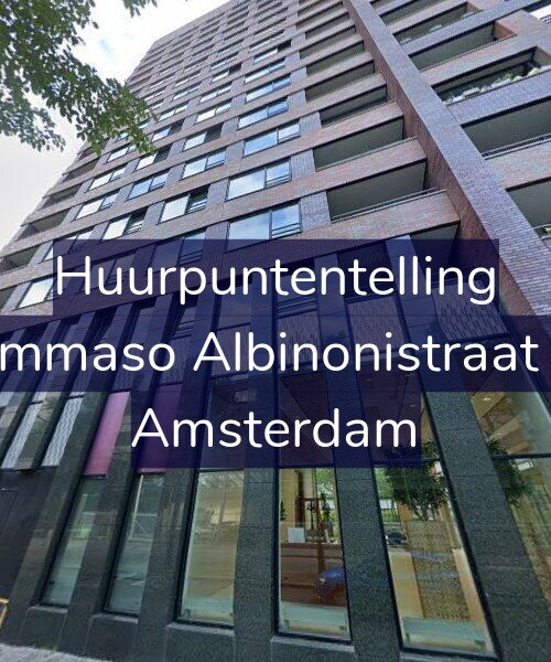 Foto gevel Huurpuntentelling voor Tommaso Albinonistraat 82, Amsterdam