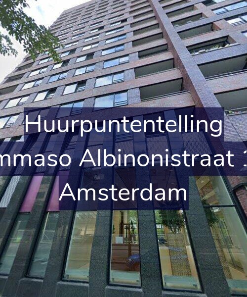 Foto gevel Huurpuntentelling voor Tommaso Albinonistraat 118, Amsterdam
