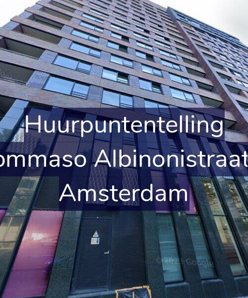 Foto gevel Huurpuntentelling voor Tommaso Albinonistraat 8, Amsterdam
