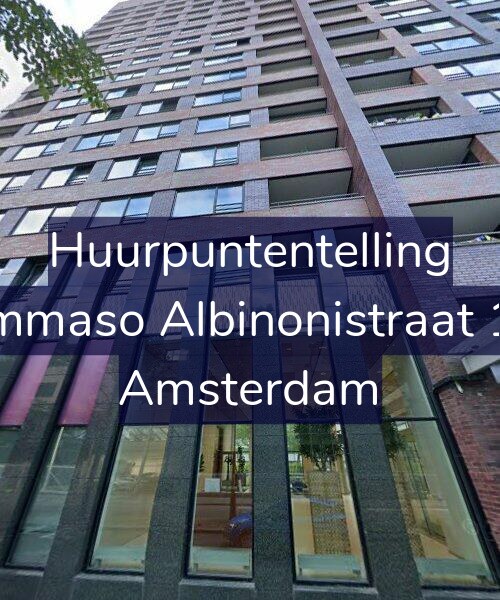 Foto gevel Huurpuntentelling voor Tommaso Albinonistraat 130, Amsterdam