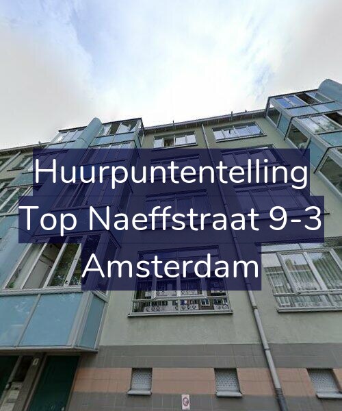Foto gevel Huurpuntentelling voor Top Naeffstraat 9-3, Amsterdam