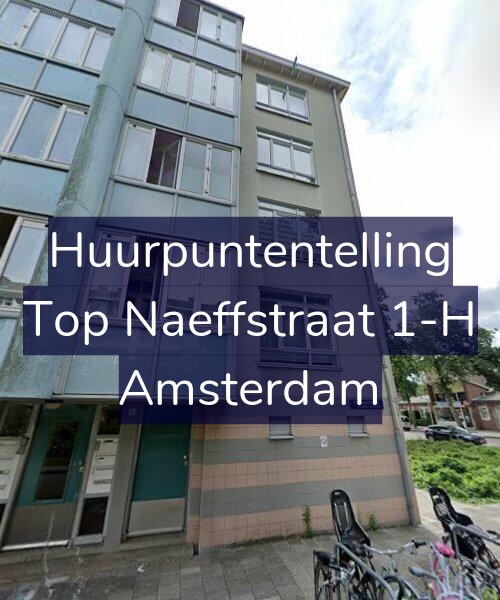 Foto gevel Huurpuntentelling voor Top Naeffstraat 1-H, Amsterdam