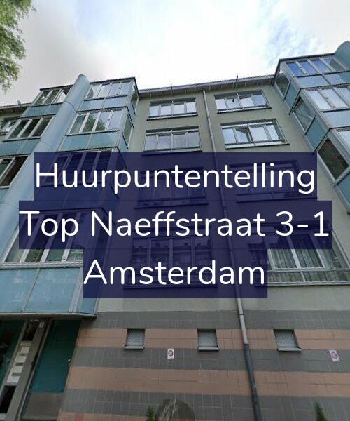 Foto gevel Huurpuntentelling voor Top Naeffstraat 3-1, Amsterdam