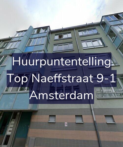 Foto gevel Huurpuntentelling voor Top Naeffstraat 9-1, Amsterdam