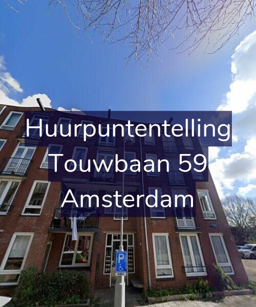Foto gevel Huurpuntentelling voor Touwbaan 59, Amsterdam