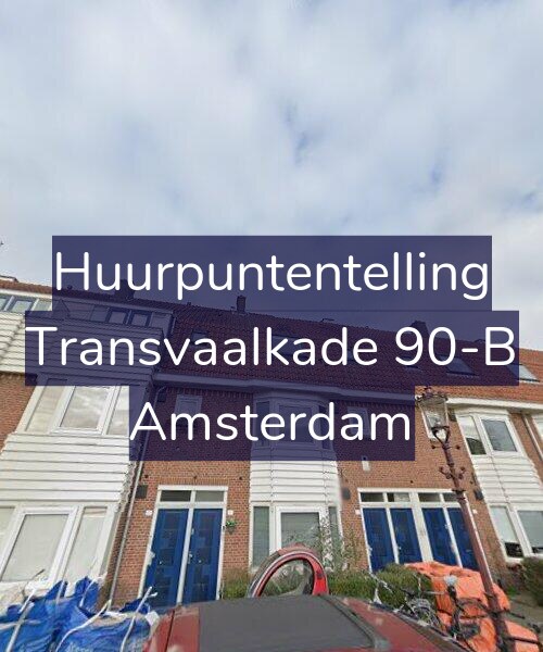 Foto gevel Huurpuntentelling voor Transvaalkade 90-B, Amsterdam