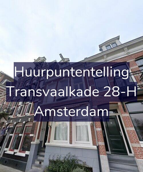 Foto gevel Huurpuntentelling voor Transvaalkade 28-H, Amsterdam