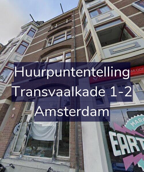 Foto gevel Huurpuntentelling voor Transvaalkade 1-2, Amsterdam