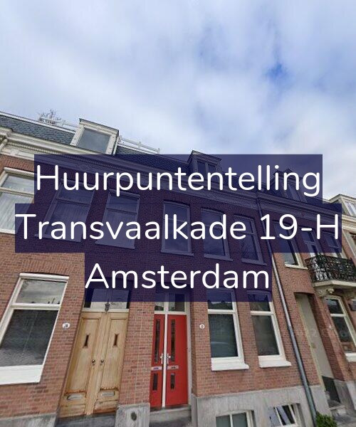 Foto gevel Huurpuntentelling voor Transvaalkade 19-H, Amsterdam