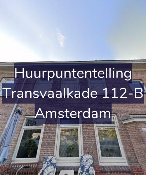 Foto gevel Huurpuntentelling voor Transvaalkade 112-B, Amsterdam