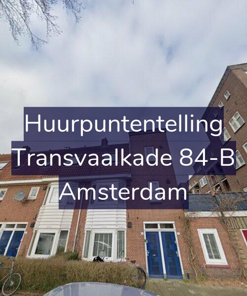 Foto gevel Huurpuntentelling voor Transvaalkade 84-B, Amsterdam