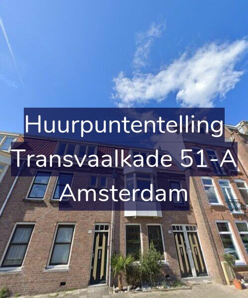 Foto gevel Huurpuntentelling voor Transvaalkade 51-A, Amsterdam