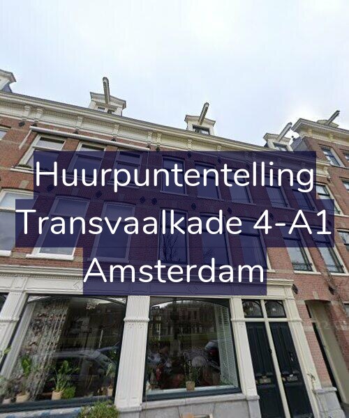 Foto gevel Huurpuntentelling voor Transvaalkade 4-A1, Amsterdam