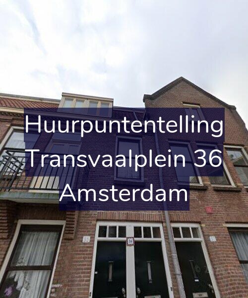 Foto gevel Huurpuntentelling voor Transvaalplein 36, Amsterdam