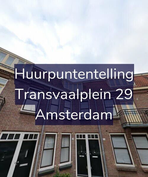 Foto gevel Huurpuntentelling voor Transvaalplein 29, Amsterdam