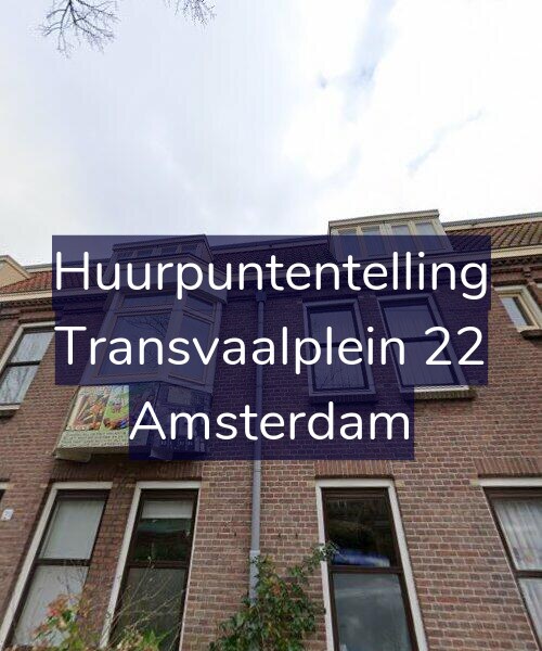 Foto gevel Huurpuntentelling voor Transvaalplein 22, Amsterdam