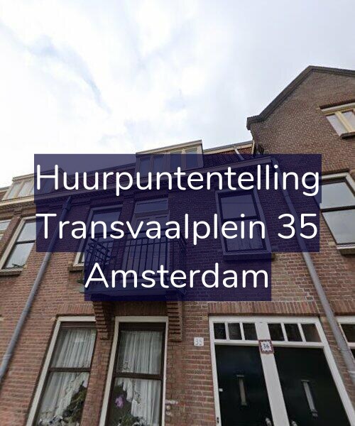 Foto gevel Huurpuntentelling voor Transvaalplein 35, Amsterdam