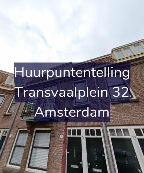 Foto gevel Huurpuntentelling voor Transvaalplein 32, Amsterdam