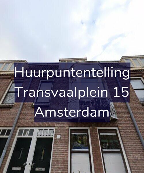 Foto gevel Huurpuntentelling voor Transvaalplein 15, Amsterdam