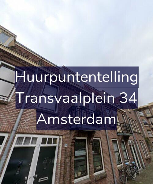 Foto gevel Huurpuntentelling voor Transvaalplein 34, Amsterdam