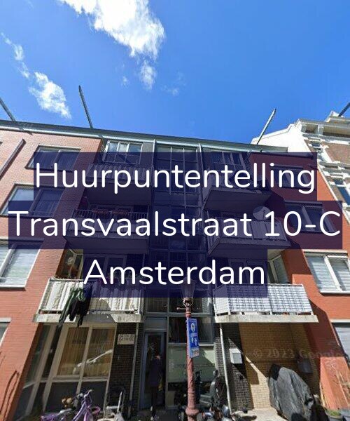 Foto gevel Huurpuntentelling voor Transvaalstraat 10-C, Amsterdam