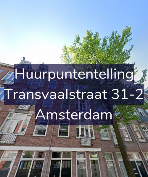 Foto gevel Huurpuntentelling voor Transvaalstraat 31-2, Amsterdam