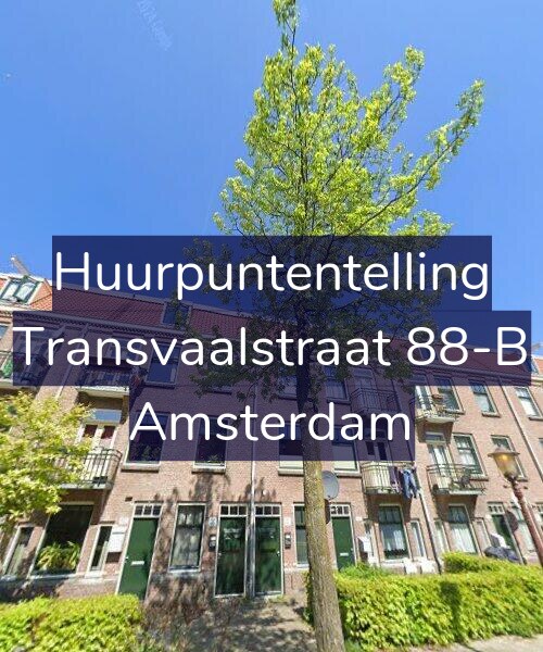 Foto gevel Huurpuntentelling voor Transvaalstraat 88-B, Amsterdam