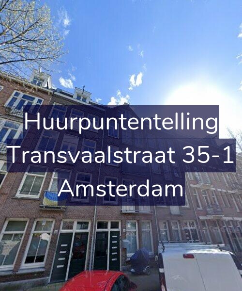 Foto gevel Huurpuntentelling voor Transvaalstraat 35-1, Amsterdam