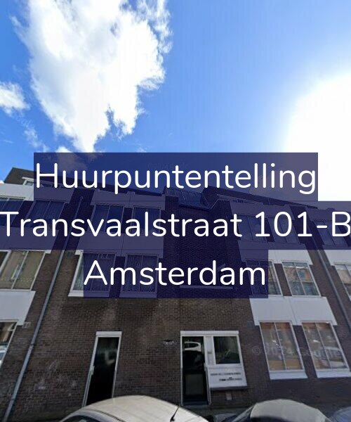 Foto gevel Huurpuntentelling voor Transvaalstraat 101-B, Amsterdam