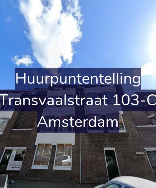 Foto gevel Huurpuntentelling voor Transvaalstraat 103-C, Amsterdam