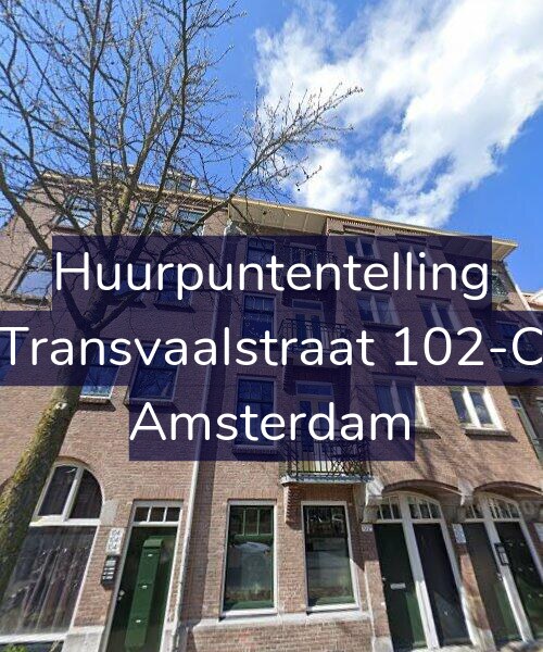 Foto gevel Huurpuntentelling voor Transvaalstraat 102-C, Amsterdam