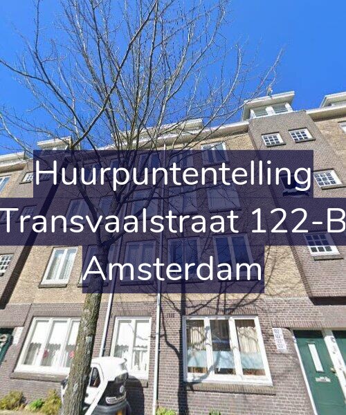 Foto gevel Huurpuntentelling voor Transvaalstraat 122-B, Amsterdam