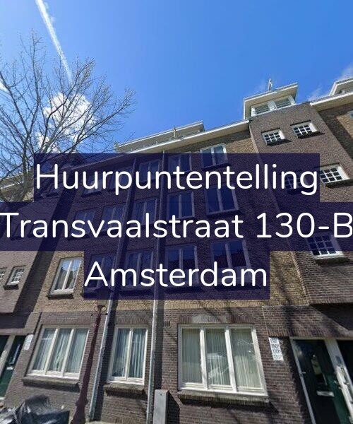 Foto gevel Huurpuntentelling voor Transvaalstraat 130-B, Amsterdam