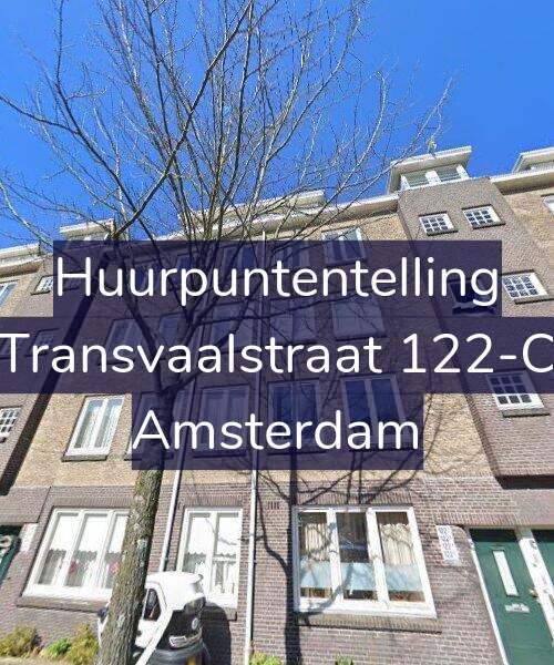 Foto gevel Huurpuntentelling voor Transvaalstraat 122-C, Amsterdam