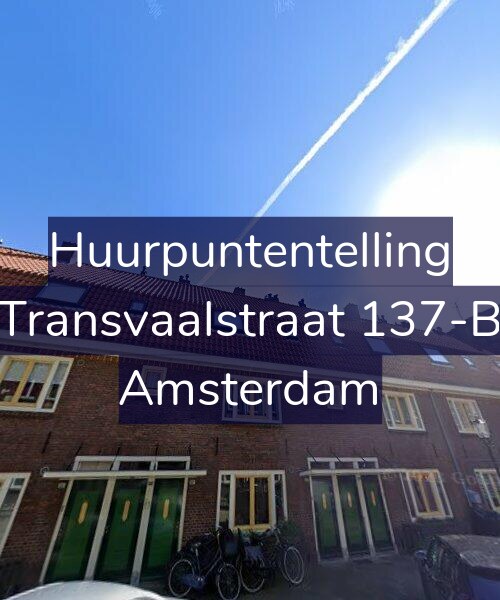 Foto gevel Huurpuntentelling voor Transvaalstraat 137-B, Amsterdam