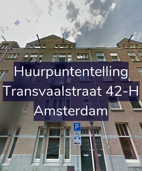 Foto gevel Huurpuntentelling voor Transvaalstraat 42-H, Amsterdam