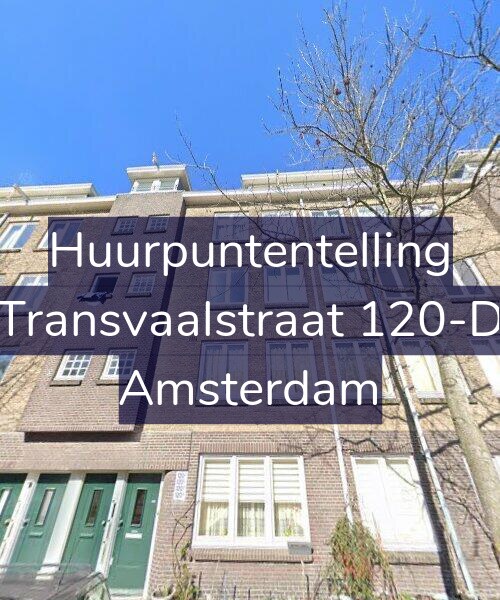 Foto gevel Huurpuntentelling voor Transvaalstraat 120-D, Amsterdam
