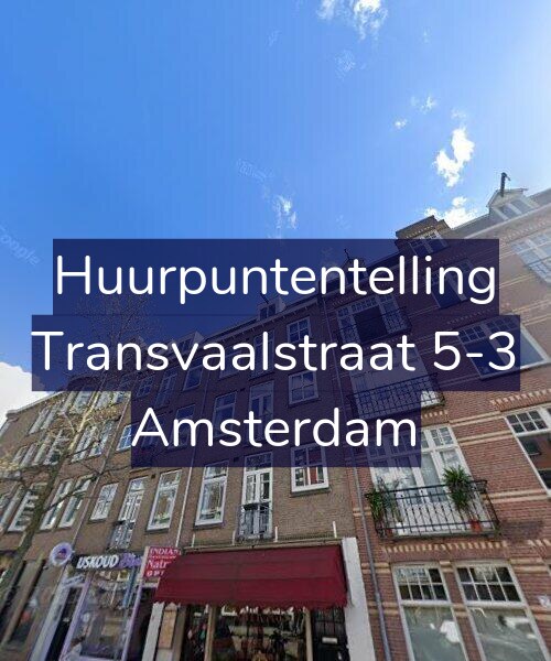 Foto gevel Huurpuntentelling voor Transvaalstraat 5-3, Amsterdam