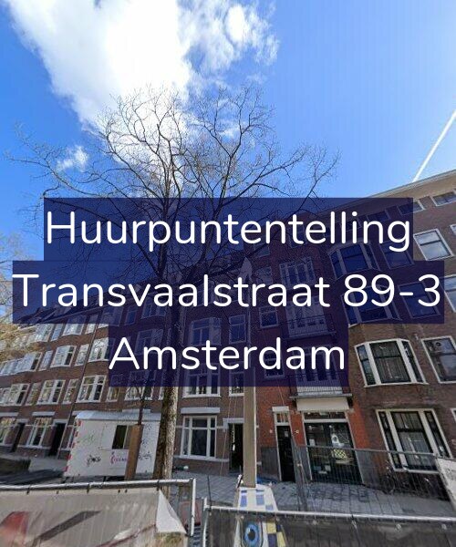 Foto gevel Huurpuntentelling voor Transvaalstraat 89-3, Amsterdam