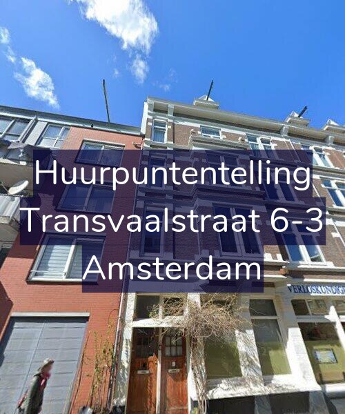 Foto gevel Huurpuntentelling voor Transvaalstraat 6-3, Amsterdam