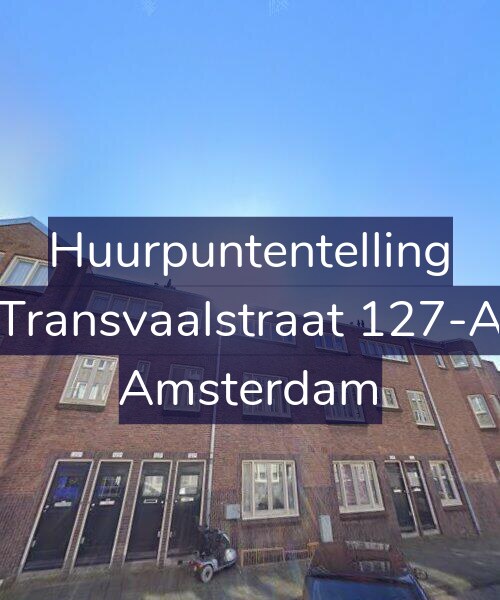 Foto gevel Huurpuntentelling voor Transvaalstraat 127-A, Amsterdam