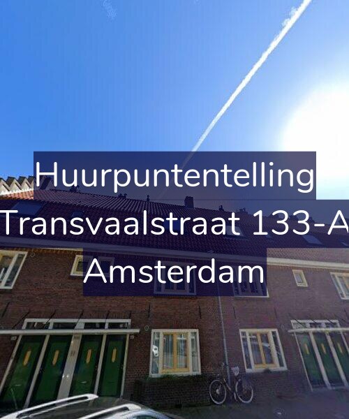 Foto gevel Huurpuntentelling voor Transvaalstraat 133-A, Amsterdam