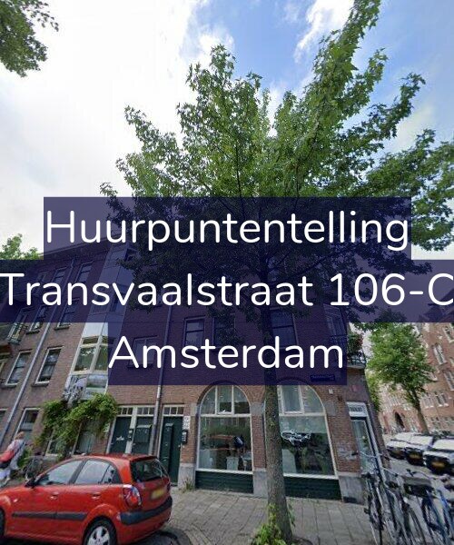 Foto gevel Huurpuntentelling voor Transvaalstraat 106-C, Amsterdam