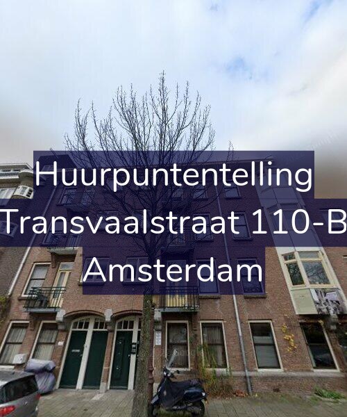 Foto gevel Huurpuntentelling voor Transvaalstraat 110-B, Amsterdam