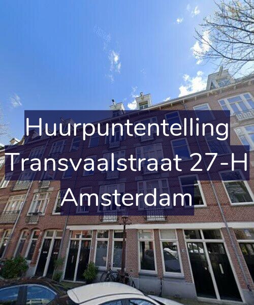 Foto gevel Huurpuntentelling voor Transvaalstraat 27-H, Amsterdam