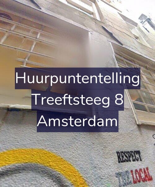 Foto gevel Huurpuntentelling voor Treeftsteeg 8, Amsterdam