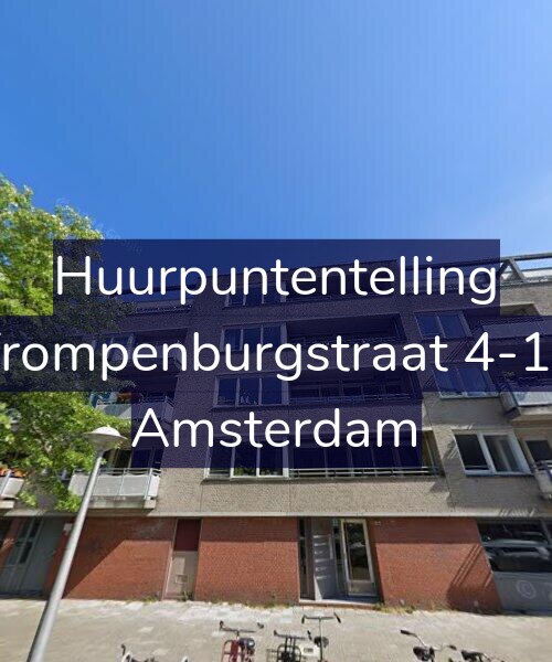 Foto gevel Huurpuntentelling voor Trompenburgstraat 4-10, Amsterdam